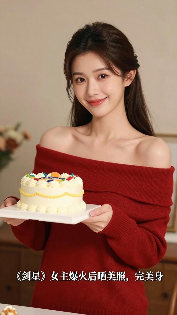 《剑星》女主爆火后晒美照，完美身材背后竟藏这个秘密