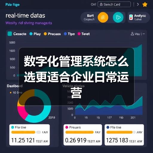 数字化管理系统怎么选更适合企业日常运营