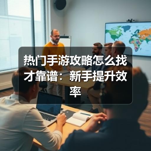 热门手游攻略怎么找才靠谱：新手提升效率的实用指南