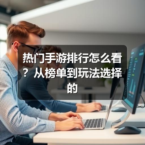 热门手游排行怎么看?从榜单到玩法选择的实用参考