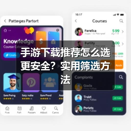 手游下载推荐怎么选更安全?实用筛选方法与避坑指南