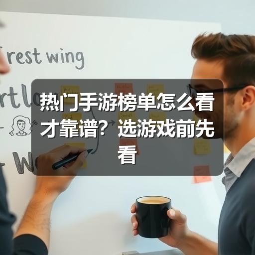 热门手游榜单怎么看才靠谱?选游戏前先看这些判断标准