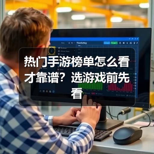 热门手游榜单怎么看才靠谱？选游戏前先看这些判断标准