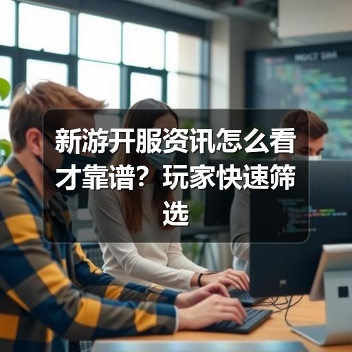 新游开服资讯怎么看才靠谱?玩家快速筛选与核实指南