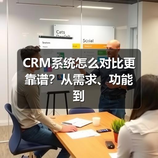 CRM系统怎么对比更靠谱?从需求、功能到落地成本看清差异