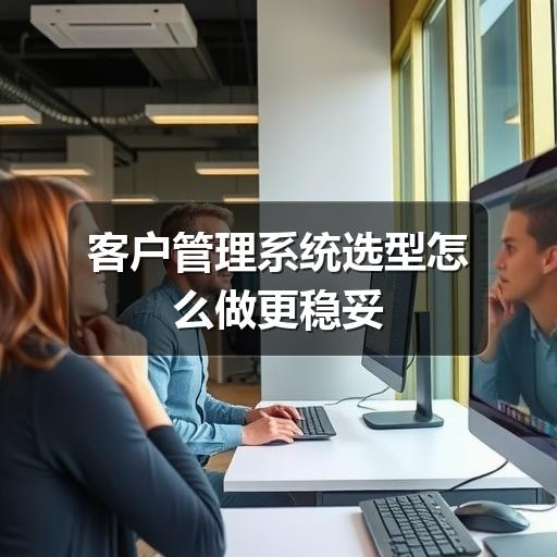客户管理系统选型怎么做更稳妥