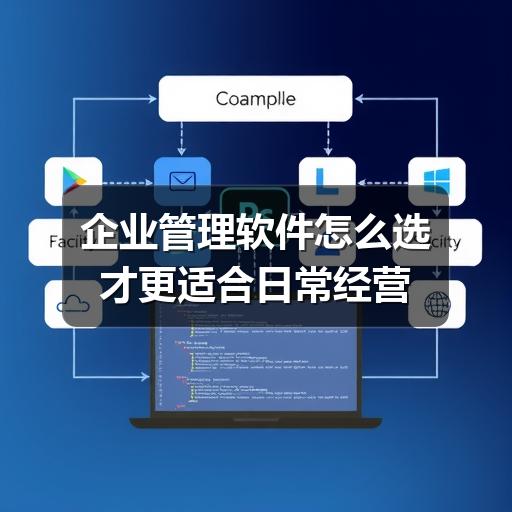 企业管理软件怎么选才更适合日常经营