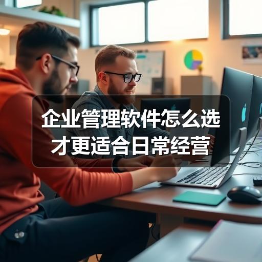 企业管理软件怎么选才更适合日常经营