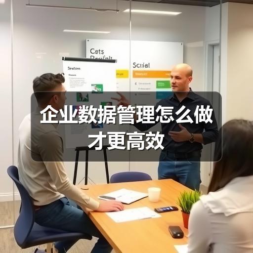 企业数据管理怎么做才更高效