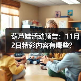 葫芦娃活动预告：11月2日精彩内容有哪些？（图2）