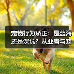 宠物行为矫正：是蓝海还是深坑？从业者与宠主的双重视角（图4）