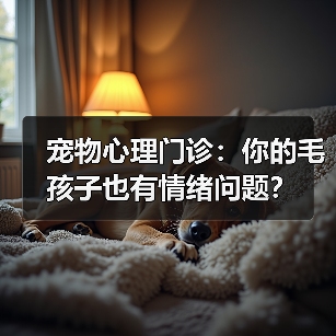 宠物心理门诊：你的毛孩子也有情绪问题？