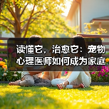 读懂它，治愈它：宠物心理医师如何成为家庭情绪健康的守护者