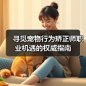 寻觅宠物行为矫正师职业机遇的权威指南