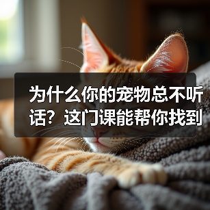 为什么你的宠物总不听话?这门课能帮你找到答案(图2) 为什么你的宠物总不听话?这门课能帮你找到答案(图2)