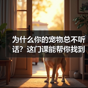 为什么你的宠物总不听话?这门课能帮你找到答案(图3) 为什么你的宠物总不听话?这门课能帮你找到答案(图3)