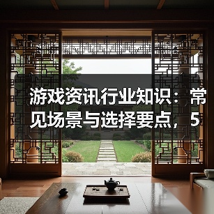 游戏资讯行业知识：常见场景与选择要点，5大方法解决难题（图1）